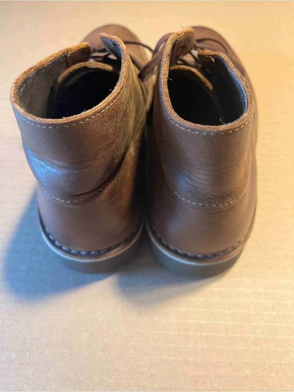 Clarks Brown Leather Chukka Boots